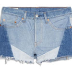 Levi's ✨ Levi’s Patchwork 501 Altered Denim Shorts Button Fly 27 Photo 0