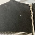 Topshop Women’s Short Sleeve Open Shoulder Mesh Little Black Dress Size 4 FLAW Photo 10