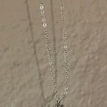 Letter H Necklace Silver Photo 1