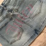 Juicy Couture Light Blue Denim Skirt with Pink Label Photo 4