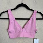 We Wore What NWT  Pink Lilac Unpadded Pullover V-Neck Bra Top XS Photo 1
