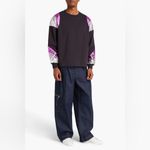 Isabel Marant  Menji Metallic Pink‎ and Purple Sweatshirt S NWT Photo 3