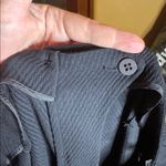 Armani Collezioni Vintage  - Black Diagonal Stripe Wool Blend Trouser Pants Sz 16 Photo 8