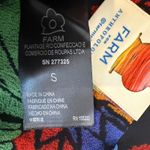 Farm Rio small Anthropologie Georgette plunge v neck maxi dress D2 2649 Black Photo 3