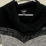 by & by Black and Gray Chevron‎ Sweater Dress Size undefined Photo 5