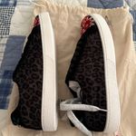 Johnny Was  Black Leopard Floral Sneaker New Size 8 Photo 4