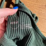 Aerie  size large one shoulder green crop top tie Photo 5