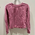 Year of Ours Pink Cropped Sweatshirt Photo 4