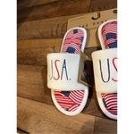 Rae Dunn  USA Woman’s Slippers Size Medium 7-8 NEW MSRP $38 Photo 3