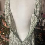 Altar'd State Altar’d State moss green & white belted fit & flare mini dress. Size S. Photo 6