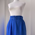 Jaclyn Smith Vintage ‘90s Royal Blue Belted Knee Length Pencil Skirt Photo 3