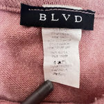 Blvd Vintage Cropped Sweater Crewneck Pullover Pink Oversized Sz M Barbie Y2K Photo 6