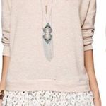 Free People Beach Crochet Trim Tunic Top Photo 0