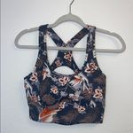 O to S‎ Floral Activewear Set Blue Size M Photo 3