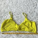 Good American New Always Fits Twist Bikini Top Electric yellow001 size 5X Photo 3