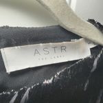 Astr The Label Black Molly Lined Shimmery Velvet Mini Burnout Trapeze Dress Size L Photo 7