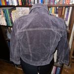 American Eagle  gray corduroy Y2K L cropped jacket Photo 1