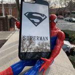 iPhone 8 iPhone 7 Cute Superman Drop Protection Mirror Case Black Photo 7