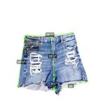 American Eagle  Curvy Hi-Rise Shortie Denim Shorts size 10 Photo 6