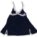 Victoria's Secret Victoria’s Secret Black Glitter Baby Doll Chemise Nightie Photo 4