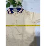 J.G. Hook Vintage Polo Shirt Womens S Short Sleeve Striped Collar Beige Tan Photo 2