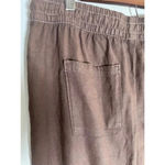 Old Navy Women's  Brown Linen Blend Skirt Flowy Summer‎ GUC! Size S 0115 Photo 3