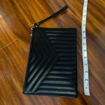 A New Day Black Faux Leather Wristlet Clutch New without Tags . 9x7” Photo 3