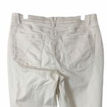 Democracy Absolution Women’s Size 16 Cream Raw Frayed Hem Slim Straight Leg Jean Photo 6