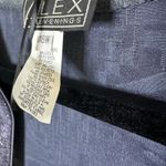 Alex Evenings Alex Evenings Women's Dress Jacket Set Blue Sparkle Embellished MOTB Formal 18W Photo 4