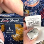 Lucky Brand  Floral Batik Print A-Line Maxi Dress SZ Large Bohemian Summer Beach Photo 11