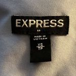 EXPRESS Dress Womens XS Blue Vertical Stripe Shirt Dress Office Career Casual Photo 4