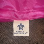 Simply Southern Pink with Gold Elephants Puff Vest Size Large Photo 6