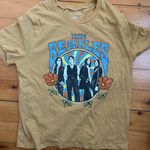 Love Tribe The Beatles Graphic T-Shirt  large retro yellow Photo 0