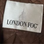 London Fog Vintage Chocolate Brown Fleece Wool Jacket Womens Small Button Front Photo 7