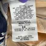 Talbots Vintage One Piece Swimsuit 10 Navy Blue Multi Floral Ribbed Halter Beach Photo 7