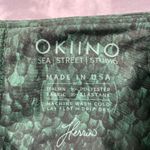 Okiino Surf Leggings Medium Fish Scale Mermaid Yoga Activewear Beach Surfing Blue Photo 3