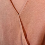 Free People  We The Free Hoffman Surplice Wrap Knit Top in Coral Size S Photo 6