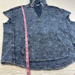 Splendid  Damen Women’s Blue Crewneck Short Sleeve Sweater Sweatshirt Pull Over Photo 3