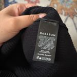 Aritzia  Babaton Black Sculpt Knit Mockneck Halter Top Size Small Ribbed Photo 2