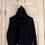 Aerie  Black Cropped Women's Hoodie Pullover Photo 2