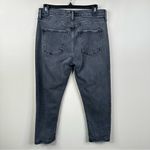 AGOLDE  Toni Mid Rise Straight Leg Jeans Womens 28 Washed Black Organic Cotton Photo 2