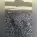 Lululemon  Wunder Under Black Blue Floral High Rise Mid Calf Yoga Legging SZ 4 Photo 6