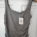 Elodie  gray ribbed tank top NWT size XL Photo 0