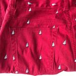Ralph Lauren Lauren Sailboat pants Size 8 Red Ankle Preppy Photo 8