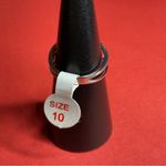 Bomb Party RBP8240 “It’s Simply A Moment” LC Topaz on Rhodium Size 10 Ring NWT Blue Photo 2