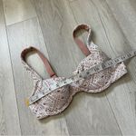 Vetchy Bikini Top crochet underwire padded womens Beige White (xsmall) Size XS Photo 3