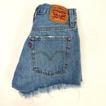 Levi's  501 Button Fly Cut Off Shorts Distressed Denim Photo 10