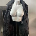 Michael Kors COPY -  Women's Black Hooded Trench Coat Size S Long Sleeve Photo 9