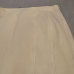 White House | Black Market Ivory Pencil Skirt sz 2 knee length slit career office Photo 1