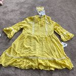 Violet Weekend Two Piece Mask/Dress Set SIZE L Yellow Size L Photo 0